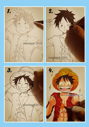 Luffy Art Meme by aubs-nin