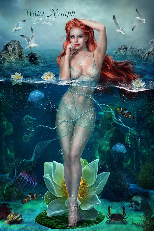 Water Nymph by EstherPuche-Art