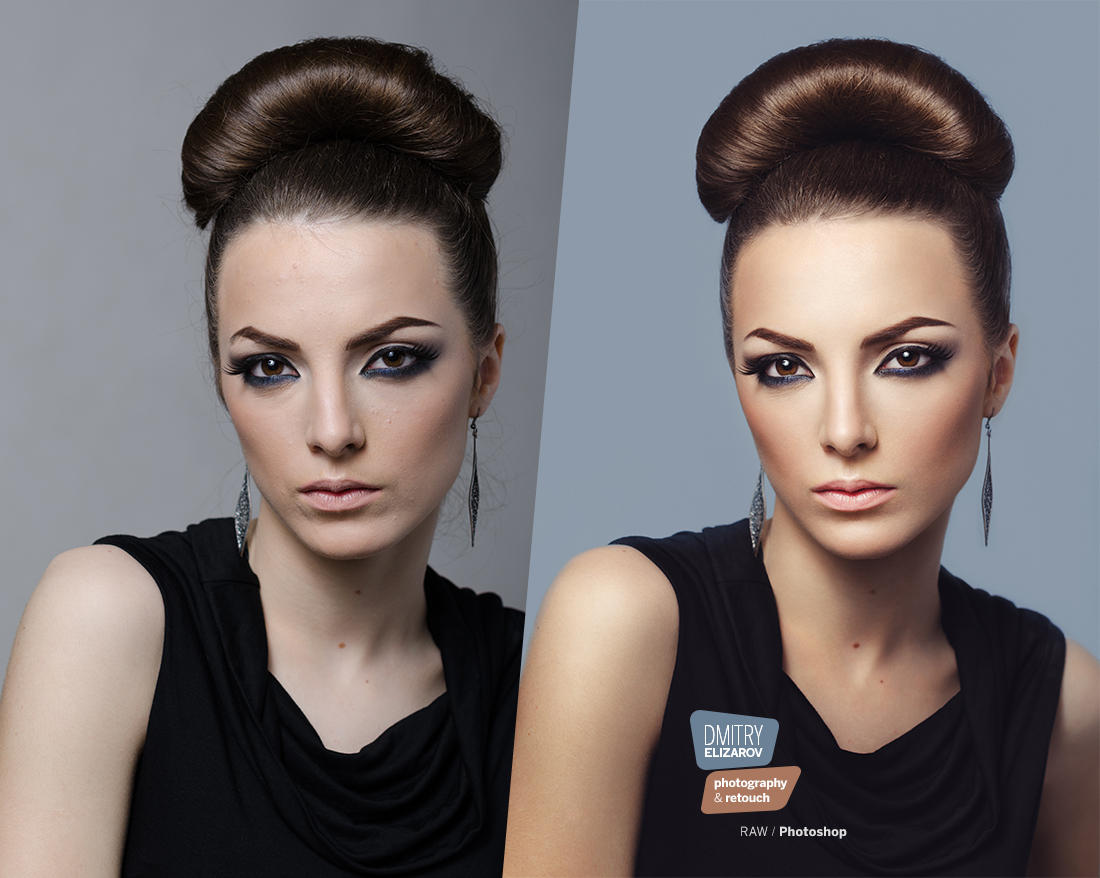 Cornflower #1 (before and after) by DmitryElizarov