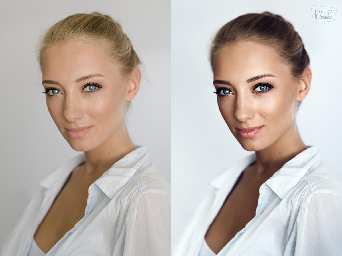 Anna Ioannova (before and after) by DmitryElizarov