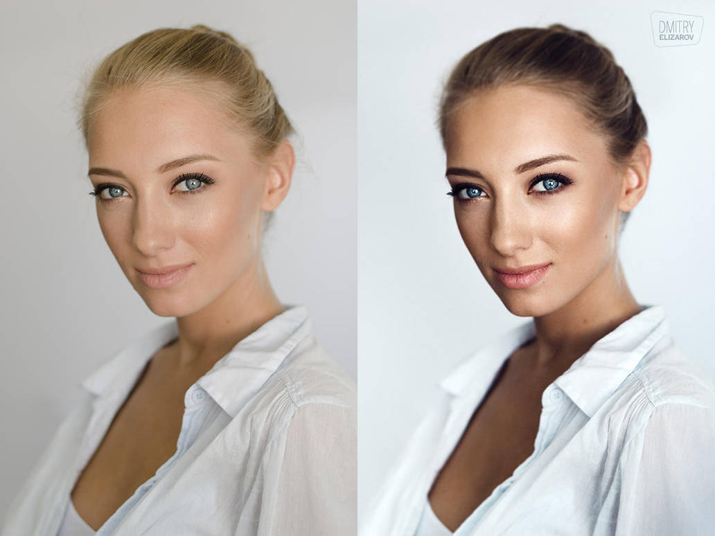 Anna Ioannova (before and after) by DmitryElizarov