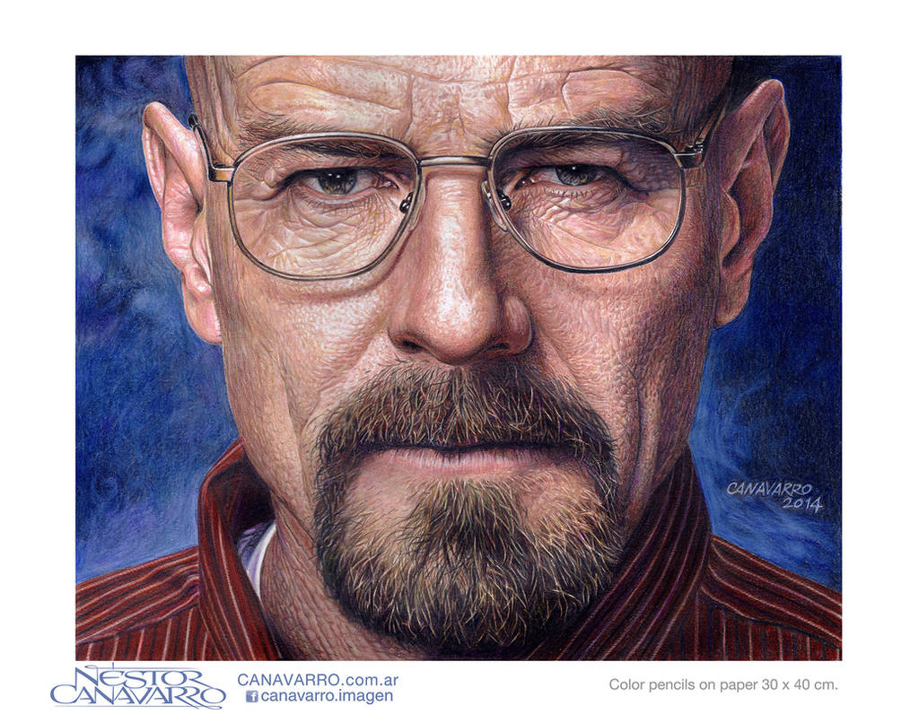 Bryan Cranston - Walter White from Breaking Bad by NestorCanavarro