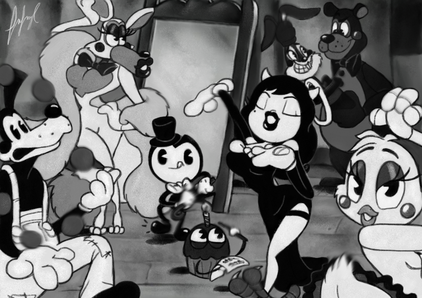 Batim and Fnaf in: the show by fnafmangl
