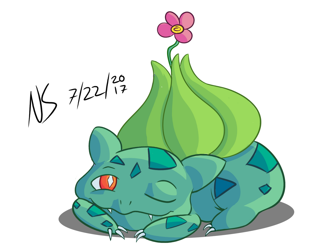 Pokemon 001 Bulbasaur by GlitchyReal on DeviantArt