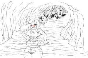 Girl Stuck Wall by moguera2013 on DeviantArt