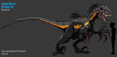 Jurassic World:  Indoraptor (updated ) by HellraptorStudios