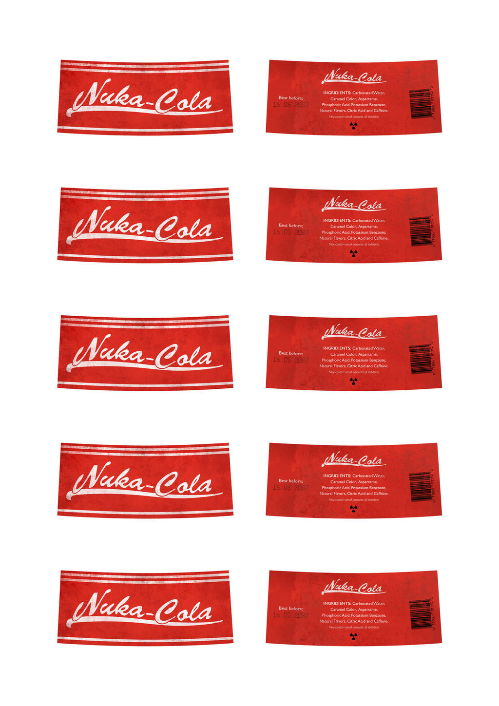Fallout Nuka Cola Labels by NarrowBob on DeviantArt
