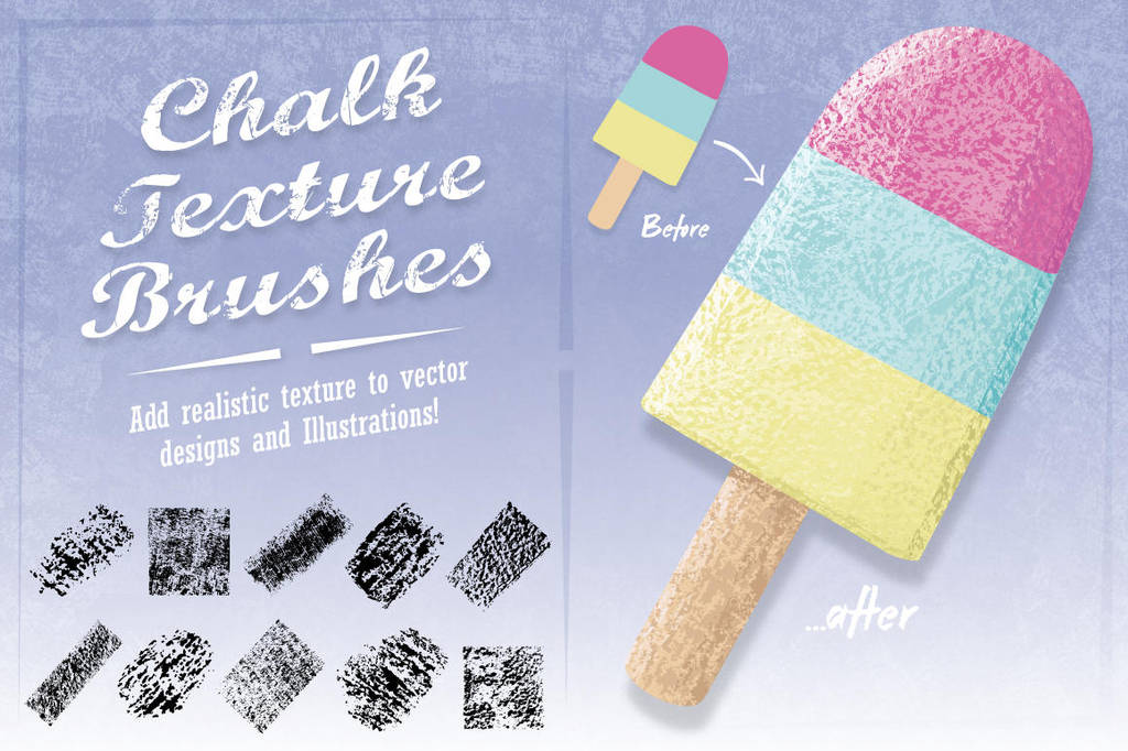 Chalk Texture Brushes by Jeremychild