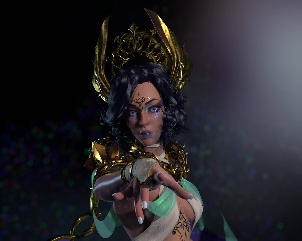 Opal Eater - Texture Progress Face by Alemja