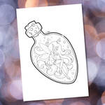 Fairy in a Bottle ::FREE Lineart:: by YamPuff