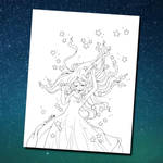 Spaced Out ::FREE Lineart:: by YamPuff