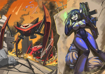 Krystal Warfare by bittenhard