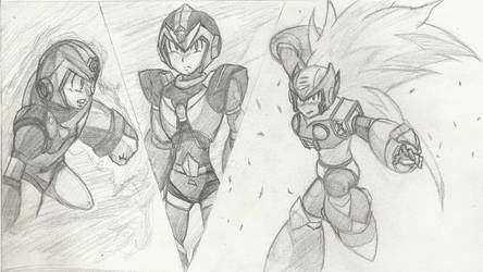 X-Buster (RockMan Holic) Fanart by Kenji42