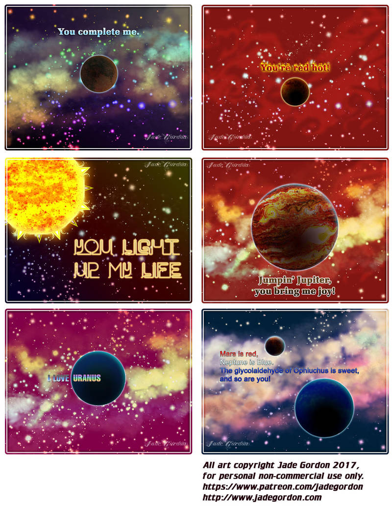 Space Valentines Part 1 by JadeGordon