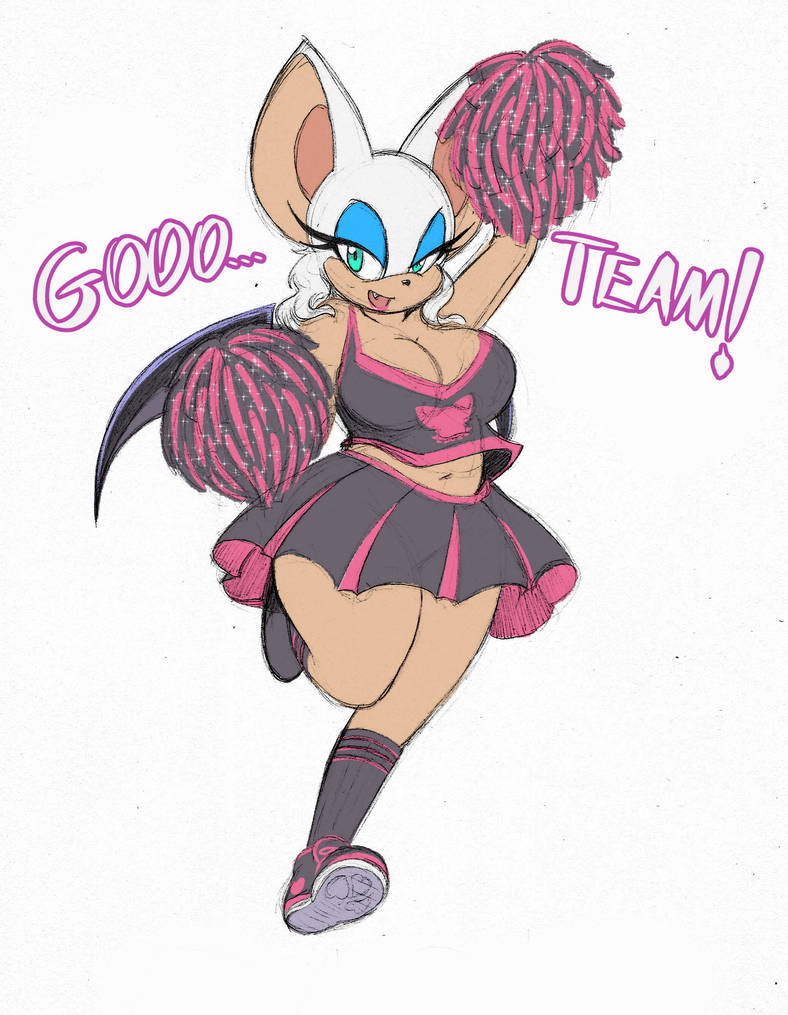 Rouge Cheer doodle by OmegaSunBurst