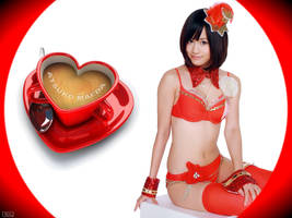 Atsuko Maeda sexy coffee by NEO-Musume