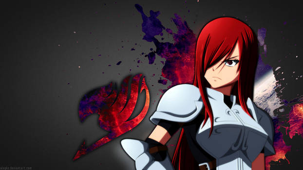 Erza Scarlet Fairy Tail Wallpaper By Alegks On Deviantart