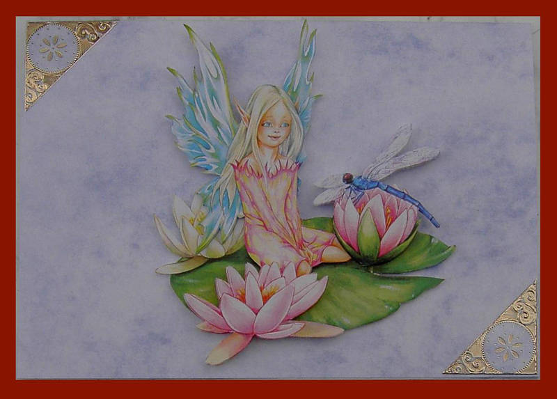 3D card: a fairy by M-i-n-c-a