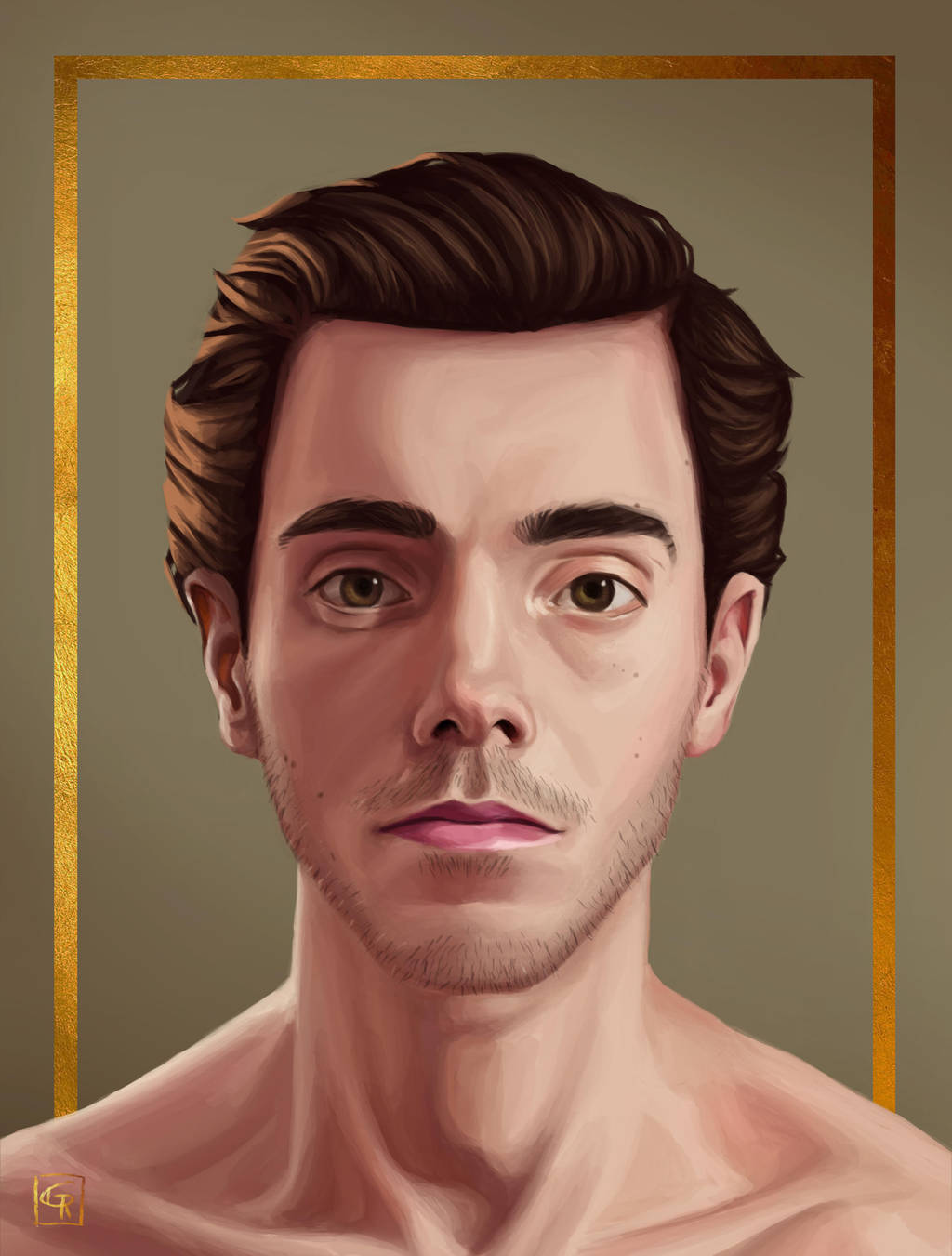 Selfportrait - March 2018 by Rom1-123