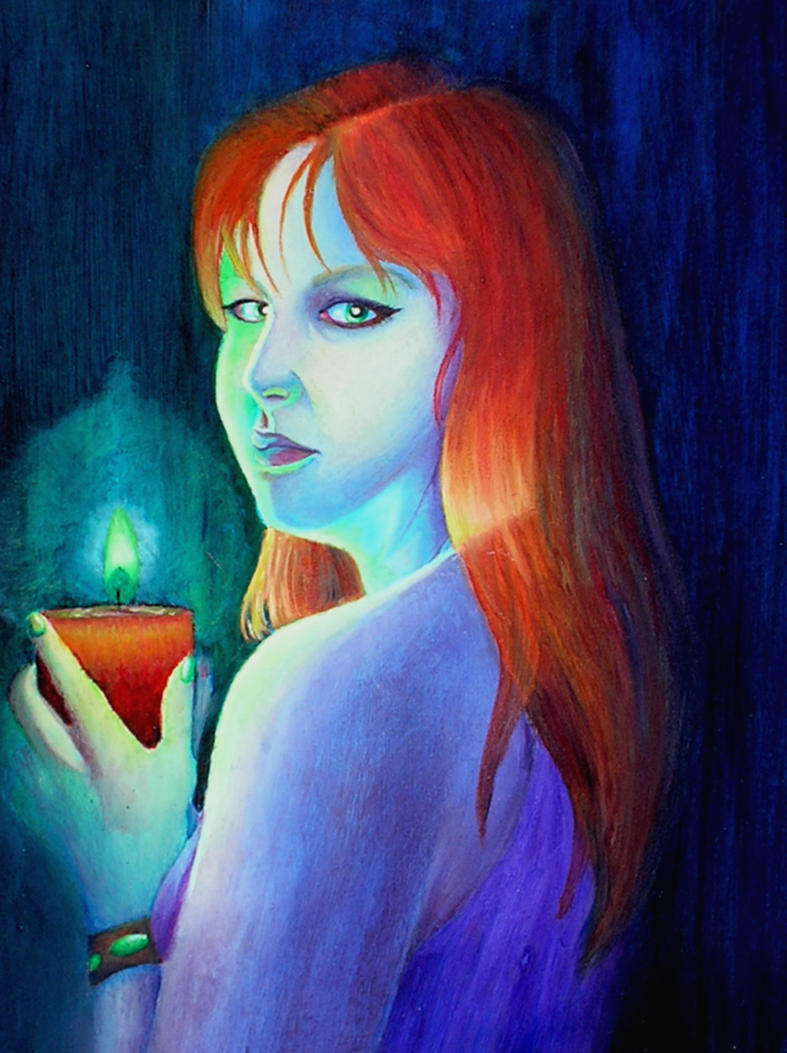 Green Flame by Bikushi