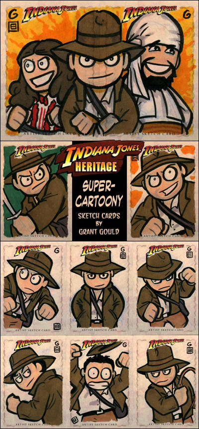Indiana Jones cards BATCH 3 by grantgoboom