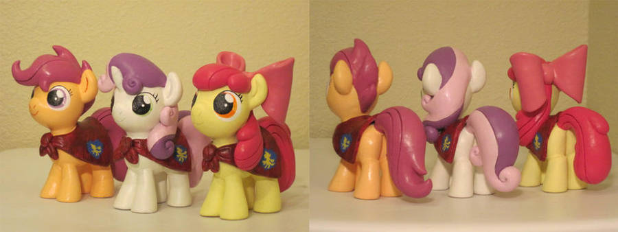 The Cutie Mark Crusaders Custom Sculpts 2 by Blackout-Comix
