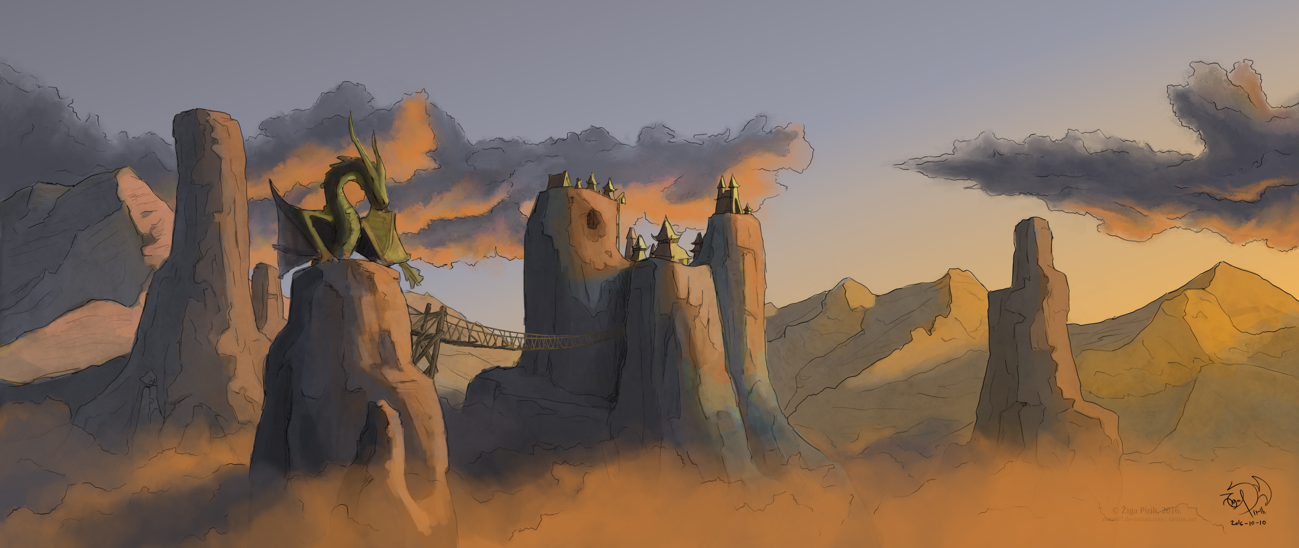 The Wyvern Peaks (v2.0) by xTernal7