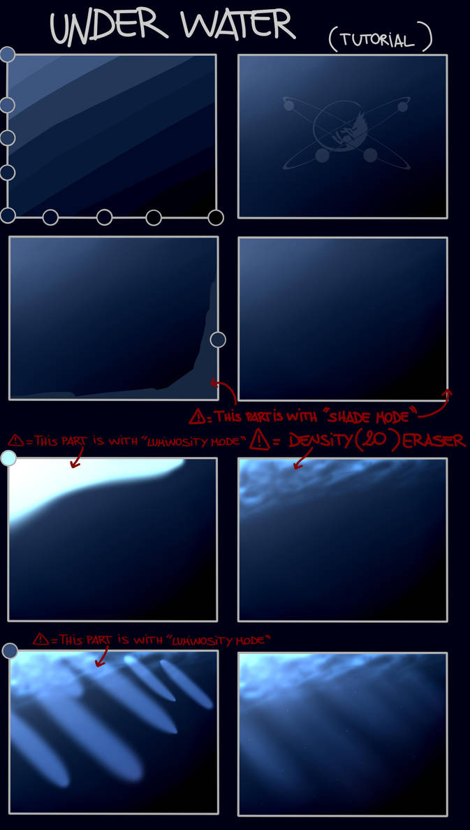 Underwater (TUTORIAL) by RaykaLNova on DeviantArt