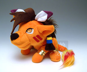 FF Red XIII Nanaki Plush Sit by kaijumama