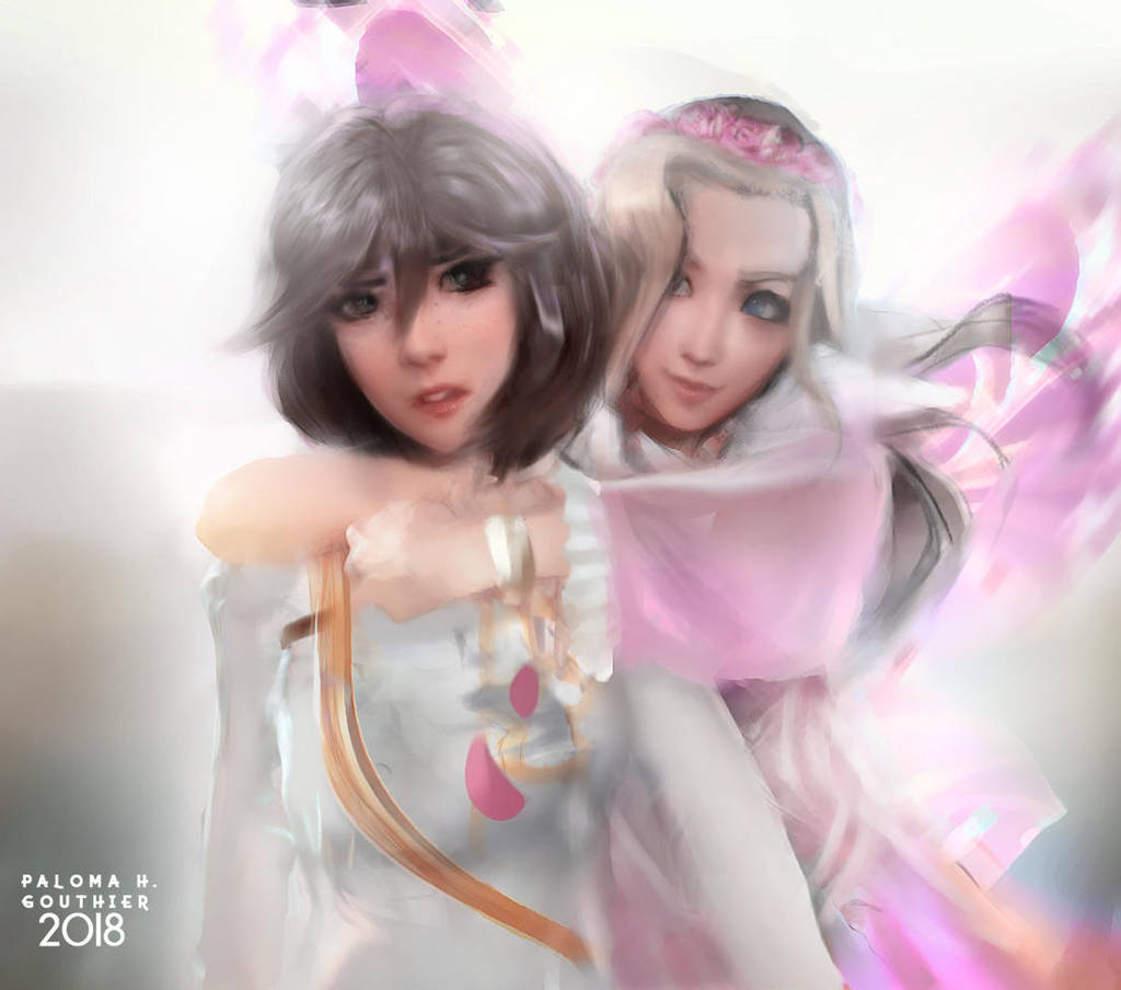 Aerie and Olive by PalomaGouthier