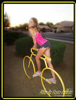 Yellow Bike and Pink All-Stars by MistaPasta