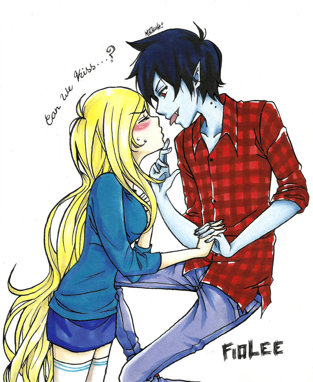 Can we kiss...? by luxray-meoth