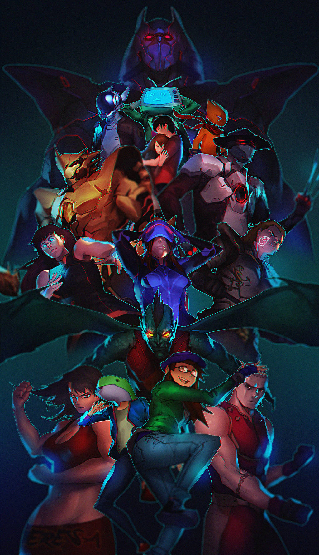 I drew all your OCs! by leonardovincent