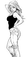 Mary Jane Watson -  inks by J-Skipper