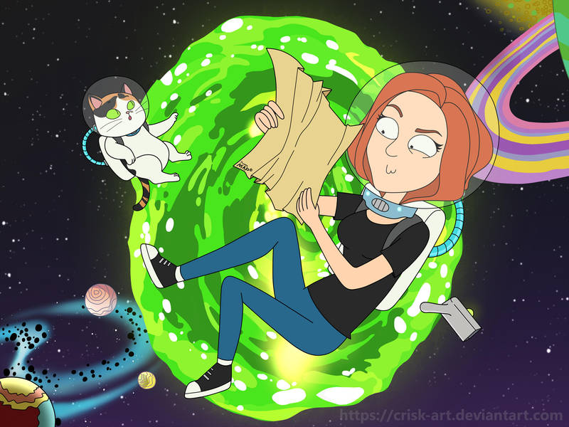 My character in Rick and Morty universe (part 2) by CrisK-Art on DeviantArt