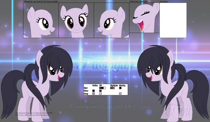 Tranquil Storm [Official Ponysona Reference] by Shiiazu