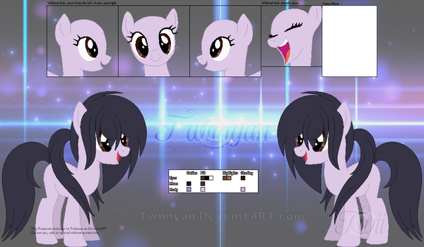 Tranquil Storm [Official Ponysona Reference] by Shiiazu