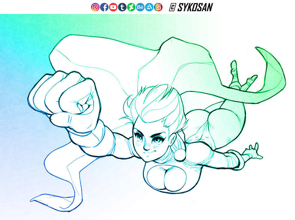 Power Girl by sykosan