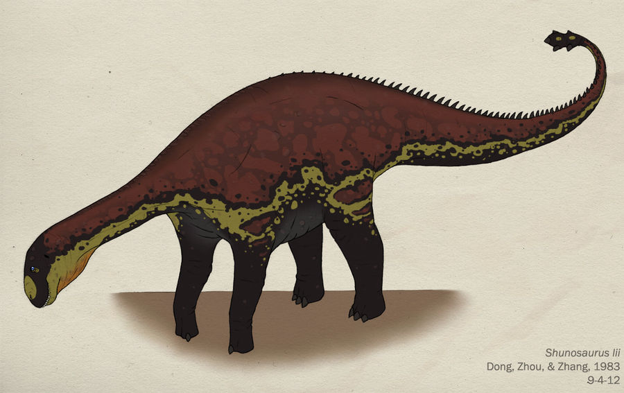 068--SHUNOSAURUS LII by Green-Mamba