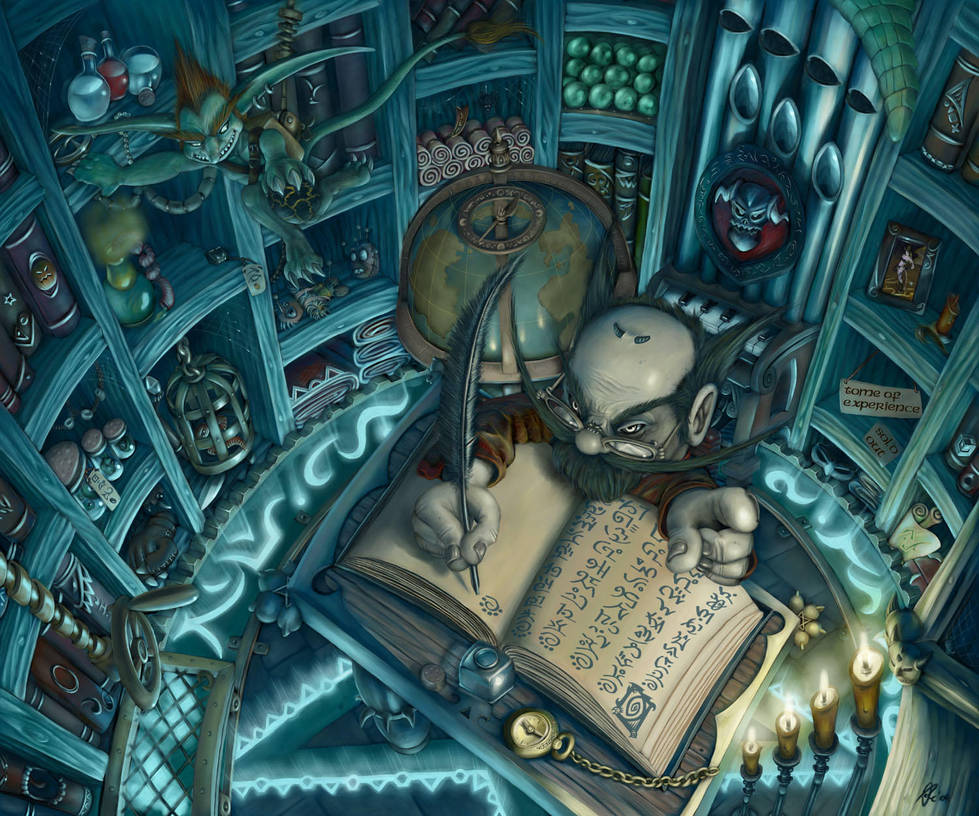 Gnome Warlock Shop -final- by OrcOYoyo