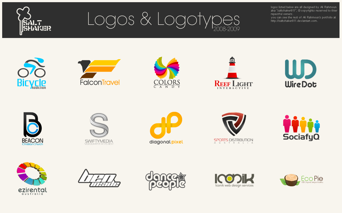 Logos and Logotypes by saltshaker911