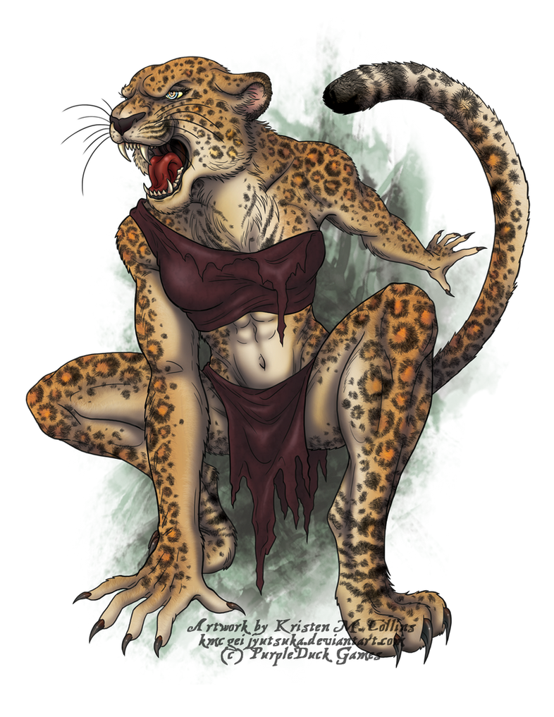 Werejaguar for PurpleDuck Games by KMCgeijyutsuka