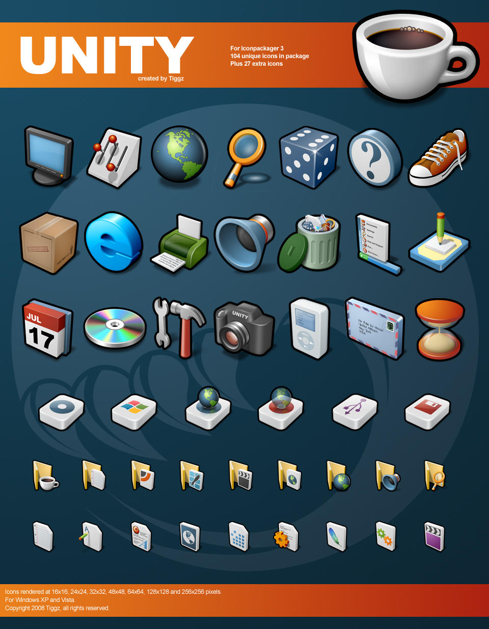 Unity Icons by Tiggz
