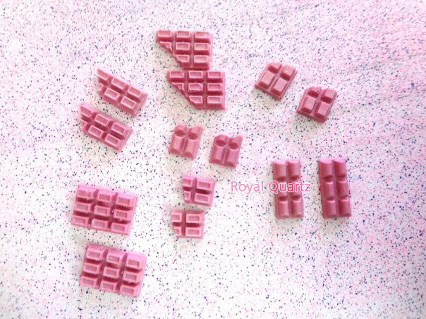 Chocolate Bars - Medium Pink by royalquartz