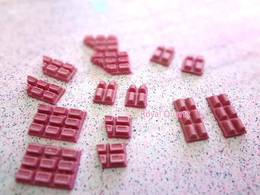 Chocolate Bars - Medium Pink by royalquartz
