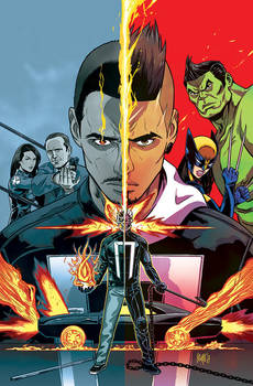 Ghost Rider #4 Agents of SHIELD (variant cover) by FelipeSmith
