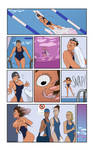 Don't Swallow Pool Water - bimbofication comic by sortimid
