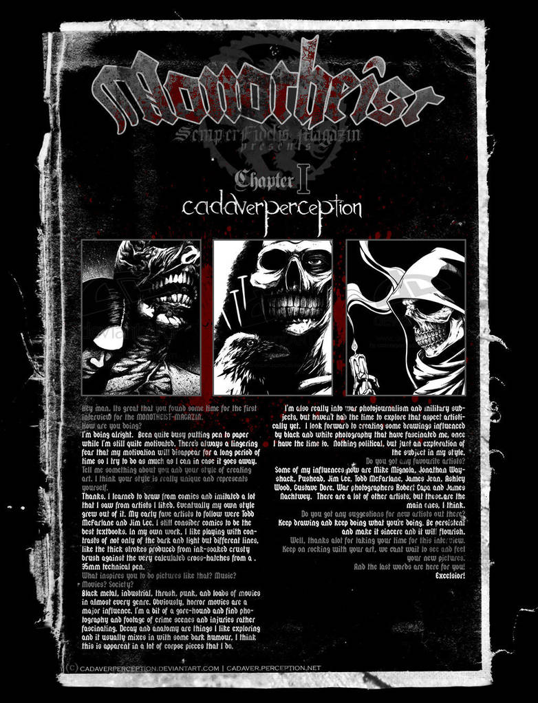 Monotheist Magazin: Chapter I by Monotheist-Magazin