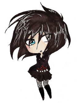 Emo Chibi By Whiteamaroq On Deviantart