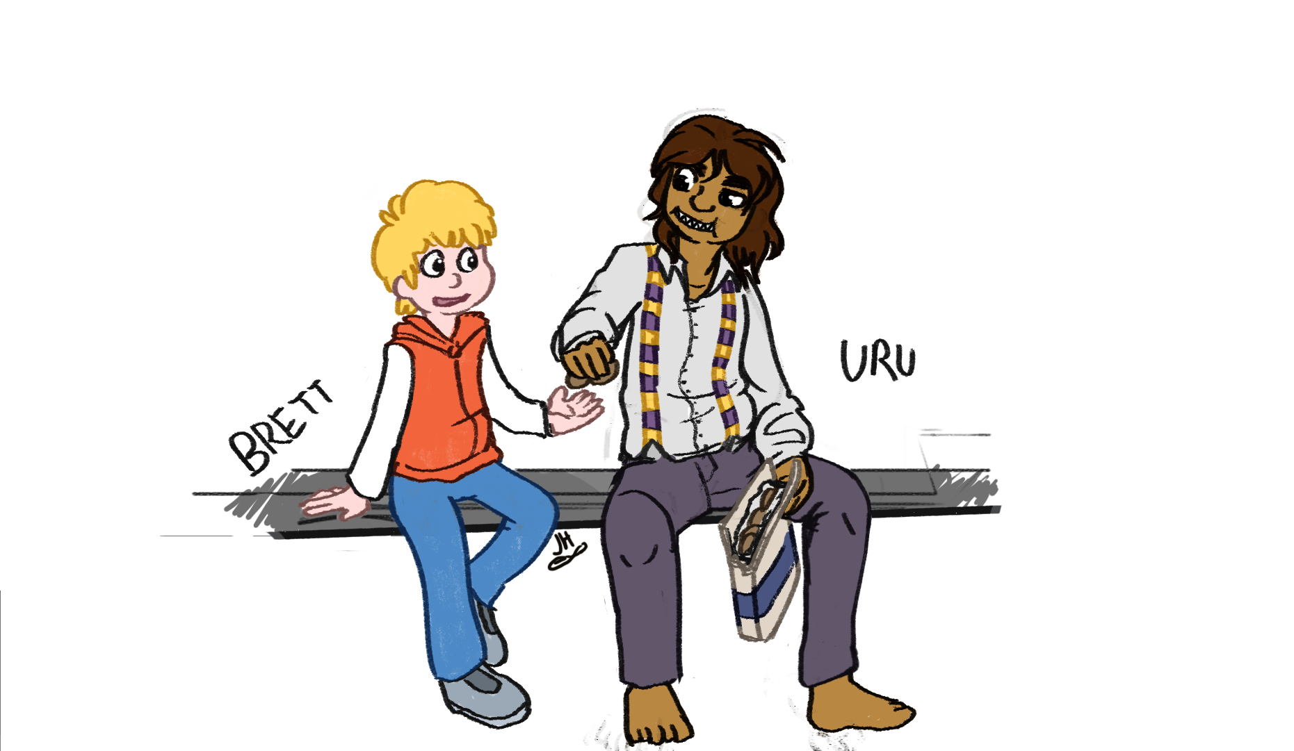 Brett and Uru by Joy-horses